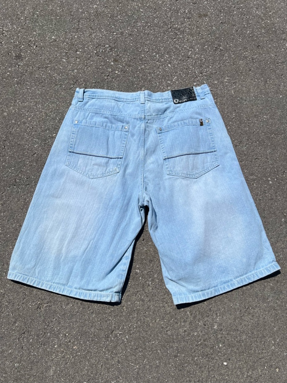 Y2K South Pole Baggy Jorts